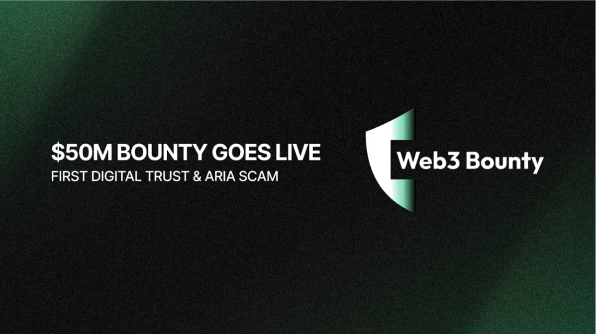 $50M Bounty Goes Live on Web3Bounty.io to Trace Misappropriated Funds Linked to FDT and Aria